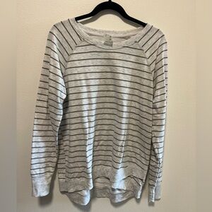 Danskin striped sweatshirt. Woman’s size Xl